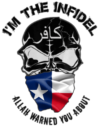 I'm the Infidel Allah Warned You About (Texas) T-Shirt (1)