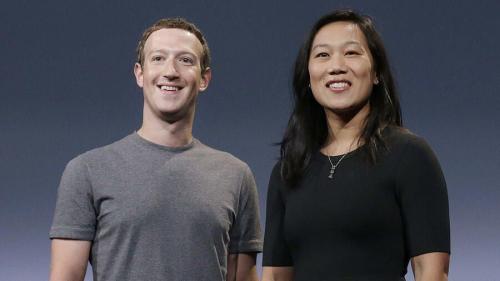 Mark Zuckerberg and Priscilla Chan