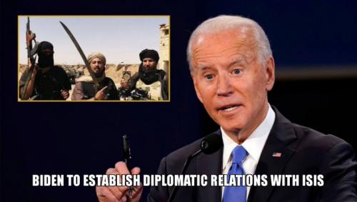 Biden to reestablish diplomatic relatins with ISIS