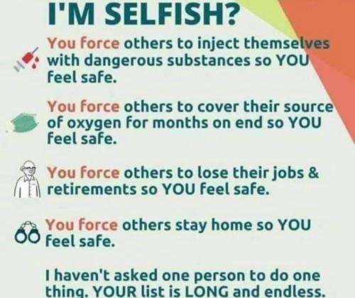 I'm Selfish...HA!