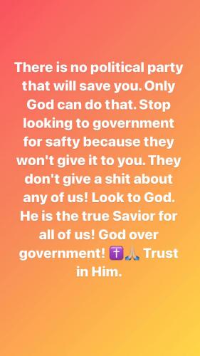 God over government!