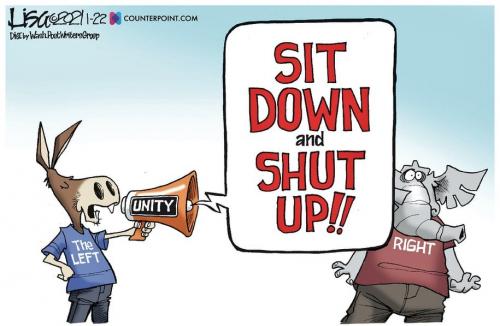 The Dem's Demand for Sudden Unity - meme