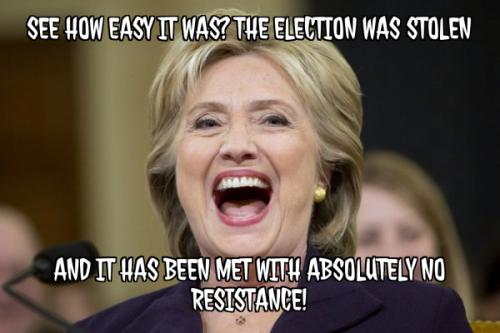 Election Stolen With NO Resistance