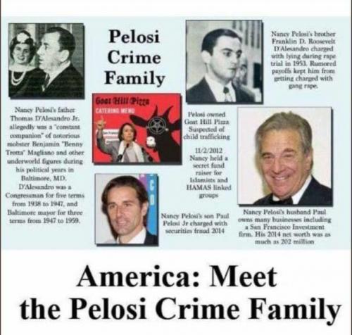#PelosiCrimeFamily