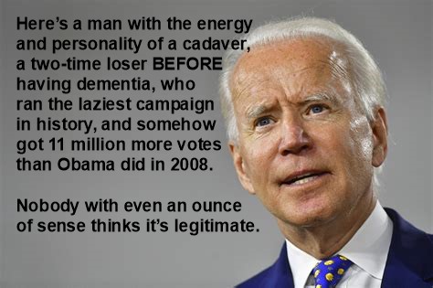 Energy of a cadaver - Biden meme