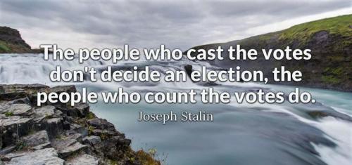 The People Who Count The Votes .... voter fraud