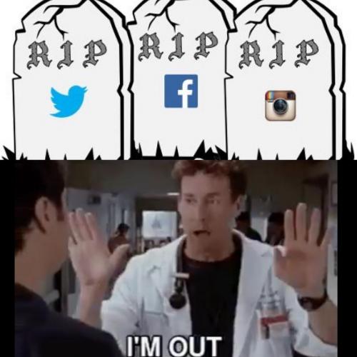 As Dr. Cox says: I�m out.