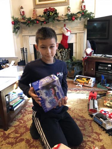 He is smiling inside !! Trust me he loves this drone