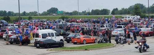 kc trump vehicle parade