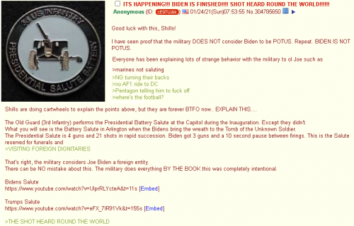 Joe Biden Not Recgonized By Military As President