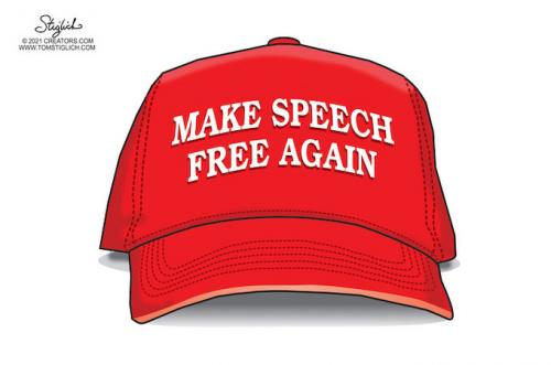 TRUMP HAT MAKE SPEECH FREE AGAIN