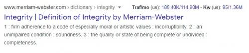 integrity