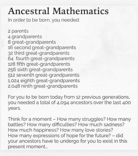 Ancestral Mathematics
