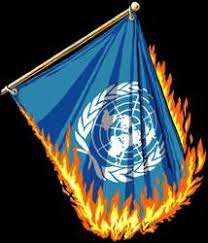 burn a un flag 1