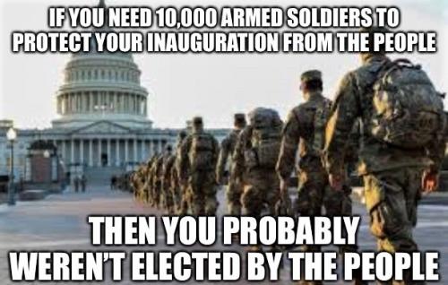 10,000 armed soldiers