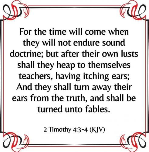 2 Timothy 4 3-4