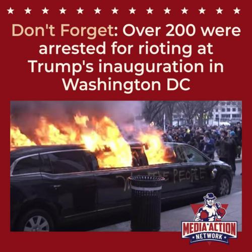 200 arrested at Trumps inauguration 2017