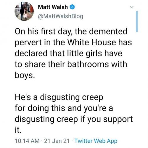 a disgusting creep