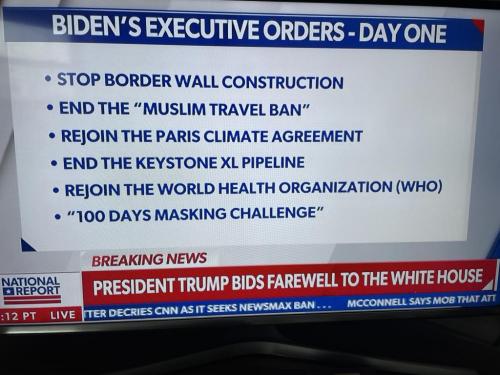 BEIJING BIDEN'S EXECUTIVE ORDERS