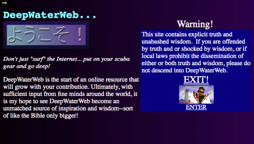 deepwaterweb intro warning caution screen explicit truth unabashed wisdom Screen Shot 2021-01-05 at 10.13.50 PM