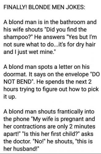 blonde man