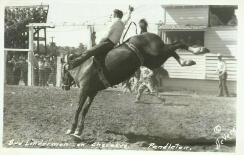 Bud Linderman on Cherokee at Pendleton