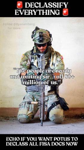 DECLASSIFY SOLDIER KNEELING