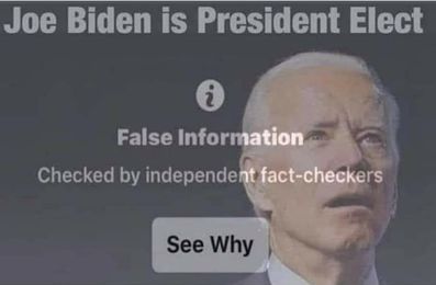 Biden false information