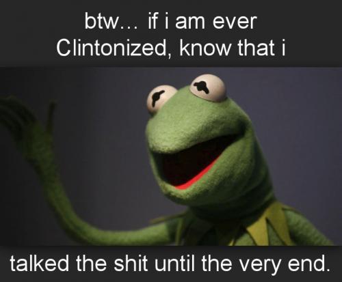i talked the shit until the very end