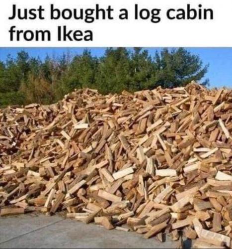 IKEA LOG CABIN