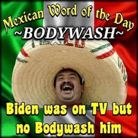 Mexican word of the day - bodywash