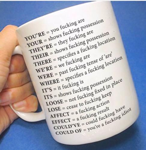 grammar mug