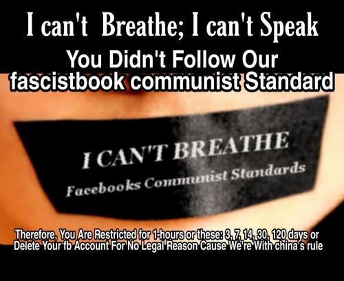 Fuckbook is fascist and communist