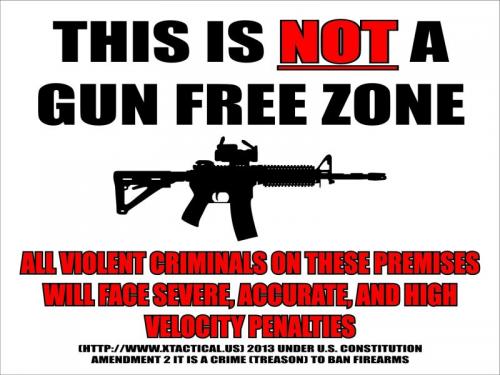 not gun free zone