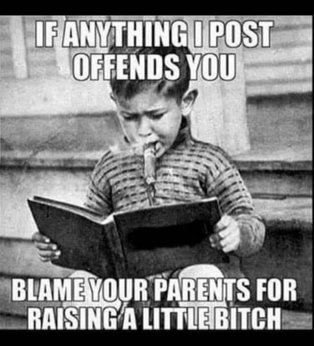 Spoiled and self righteous little MOFO bitches