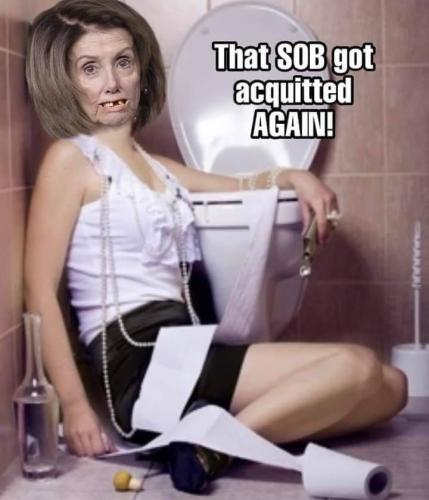 Shut up NASTY PIGLOSI HAG