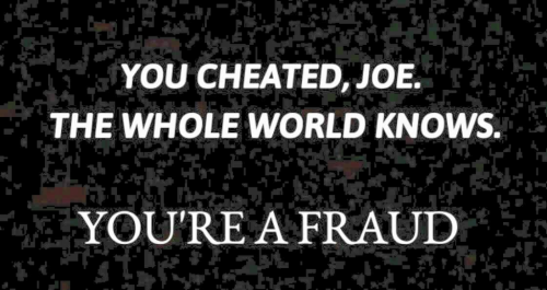 joe cheated