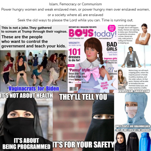 Islamic Sharia Law Or Femocracy Or Communism Future