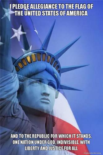 the pledge of allegiance