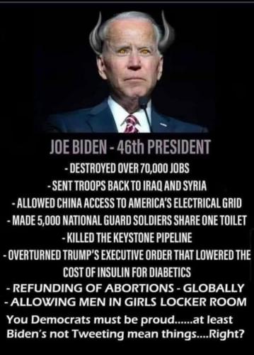 BIDEN THE DEVIL