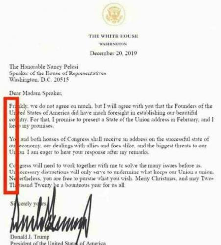 The acronym on the left side to nasty piglosi from TRUMP ????