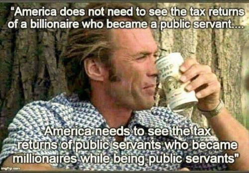 tax returns of public servants