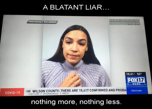 a blatant liar