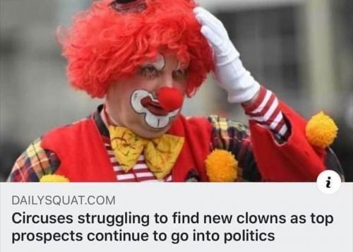 Clowns go into politics