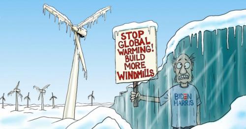 Freezing windmills