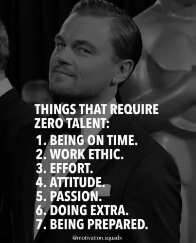 things that require zero talent