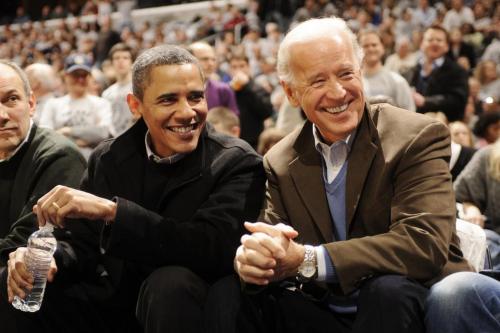 Biden-Harris watching Fauci tell jokes