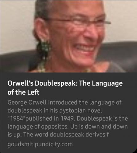 Left Wing use double speak (LIE)?