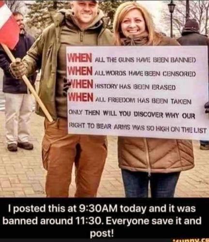 All about cancel culture they're after our guns