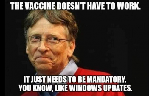 From computer virus to coronavirus.  He needs to spearhead the shots on HIS BALLS